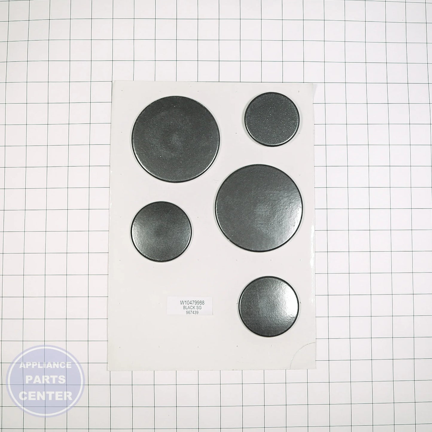 CAP-BURNER WPW10479988 - Detailed view of durable material construction