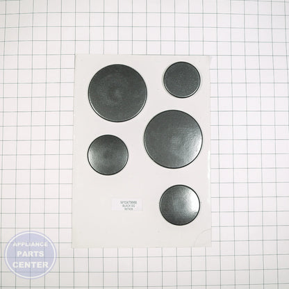 CAP-BURNER WPW10479988 - Detailed view of durable material construction