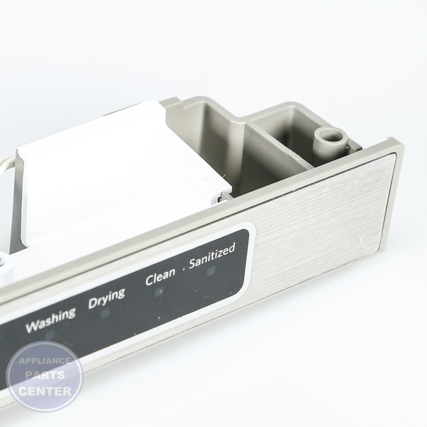 PANEL-CNTL WPW10481117 - Side view with precise measurements