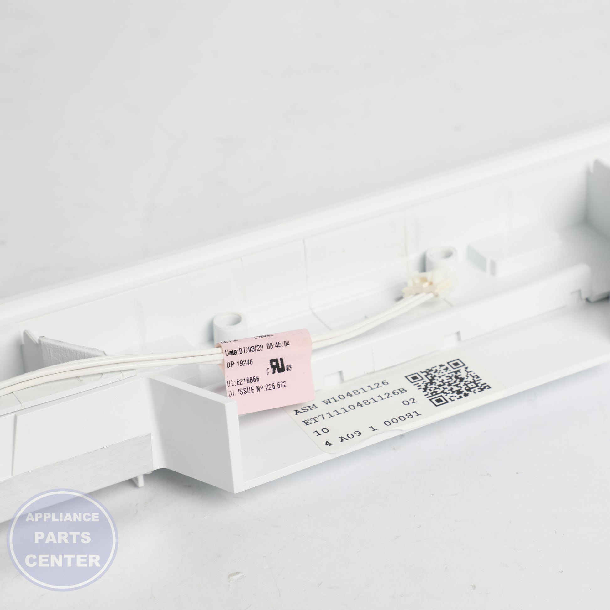 PANEL-CNTL WPW10481126 - Side view with durable specifications