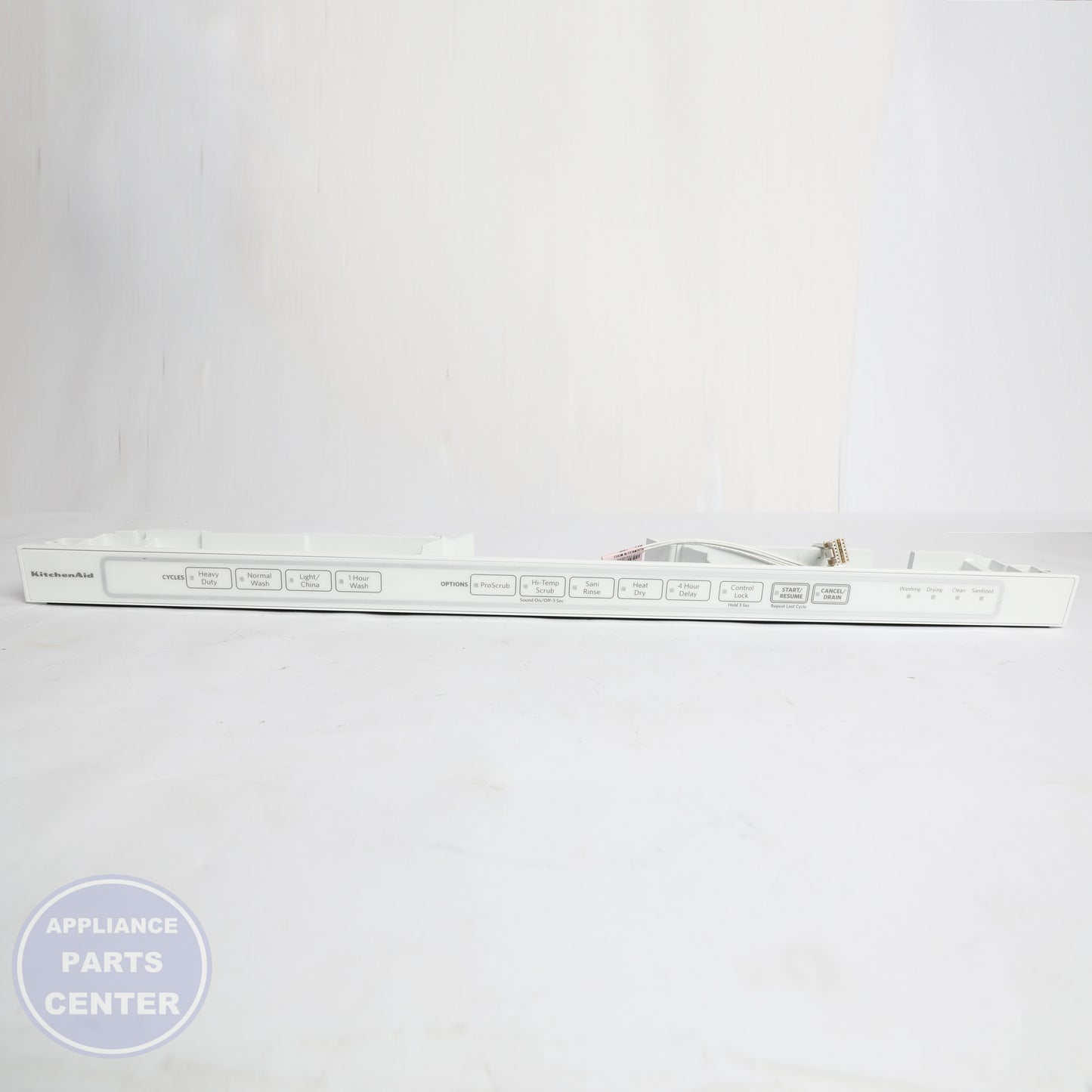 WPL PANEL-CNTL WPW10481126 - Installation in WPL model showing key mounting points