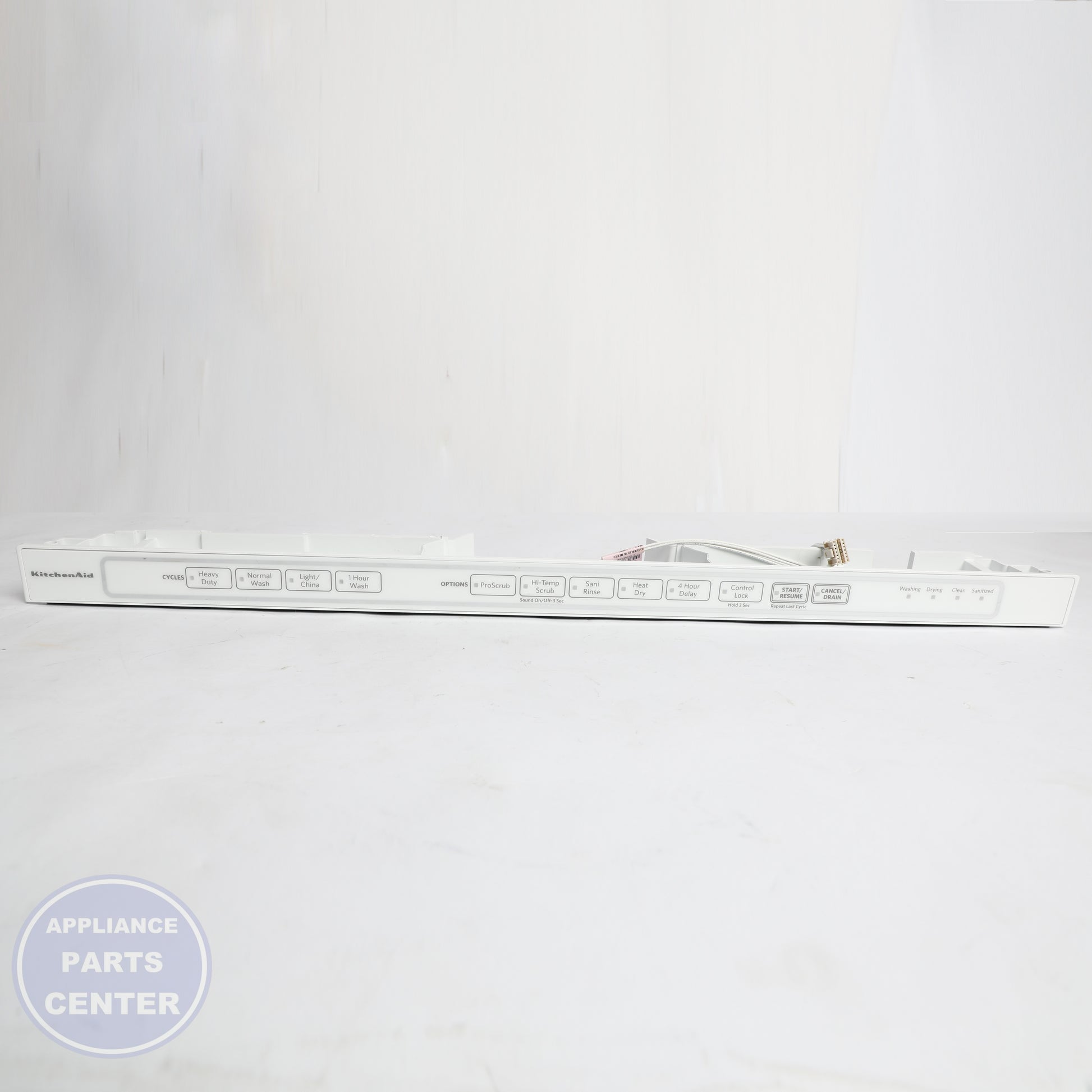 WPL PANEL-CNTL WPW10481126 - Installation in WPL model showing key mounting points