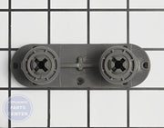 WHIRLPOOL DISHWASHER DISHRACK WHEEL WPW10505748 - Main view showing durable construction for various dishwasher models