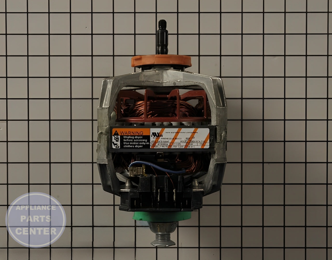 Whirlpool Drive Motor WPW10508324 - Main view showing heavy-duty design for Whirlpool models