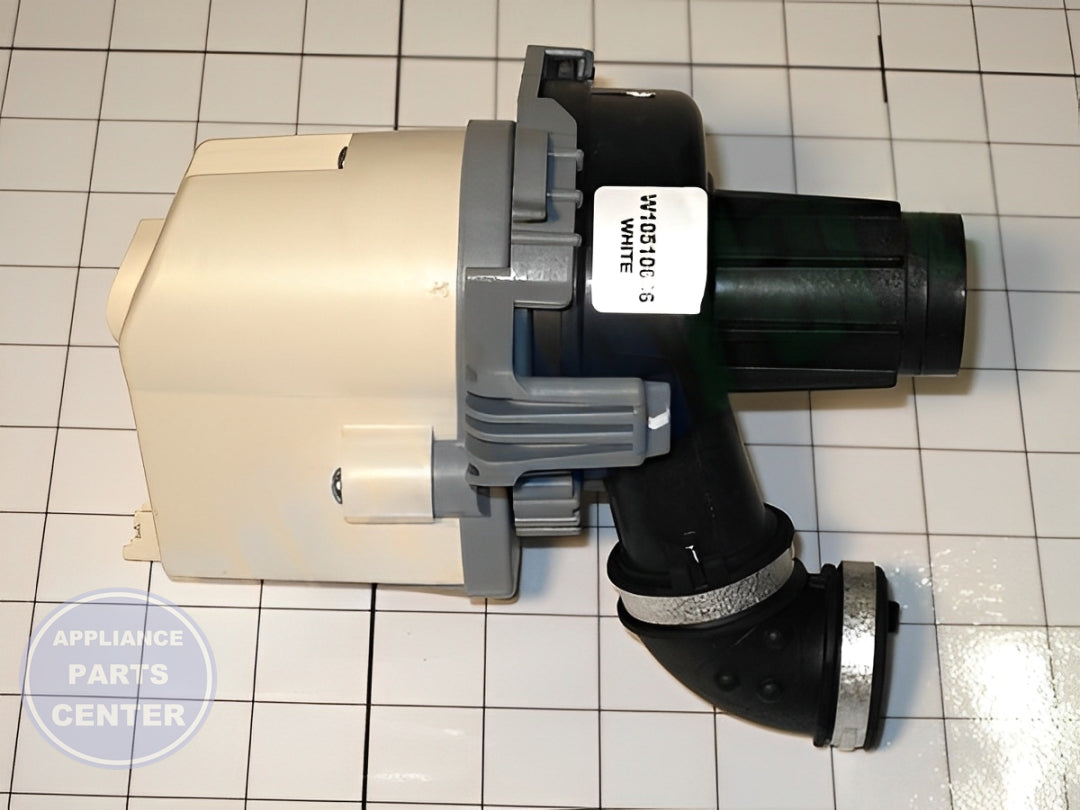 Whirlpool Dishwasher Pump Motor WPW10510666 - Detailed view of water circulation enhancement