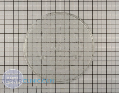 Glass Tray WPW10510836 - Detailed view of high-quality, durable glass construction