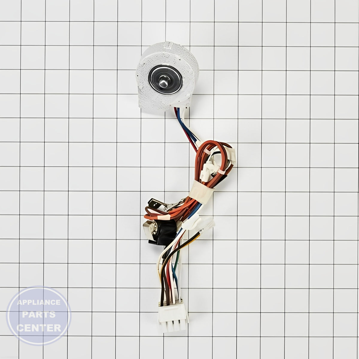 Whirlpool Refrigerator Evaporator Motor WPW10514110 - Installation in specific model showing key mounting points