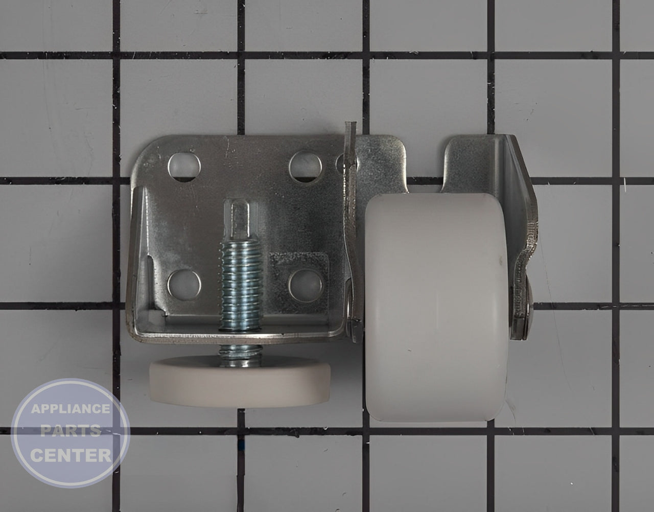 WHIRLPOOL REFRIGERATOR CABINET ROLLER WPW10515763 - Main view showing smooth movement for WPL models