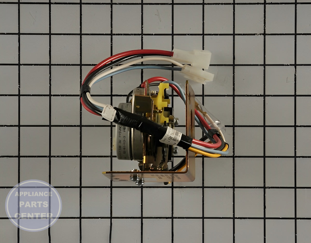 WHIRLPOOL Timer WPW10521398 - Installation in WPL Dryer showing mounting points