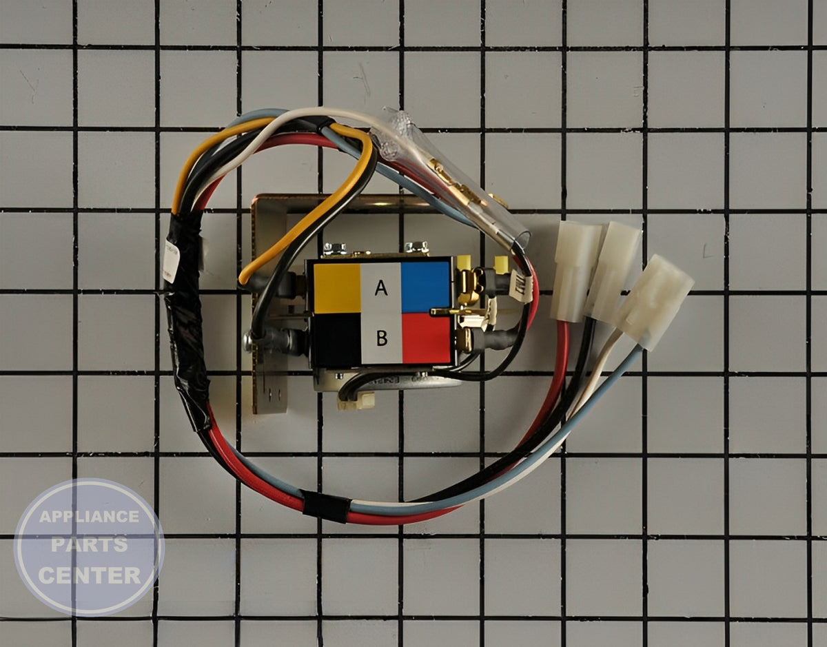 WHIRLPOOL Timer WPW10521398 - Installation in WPL Dryer showing mounting points