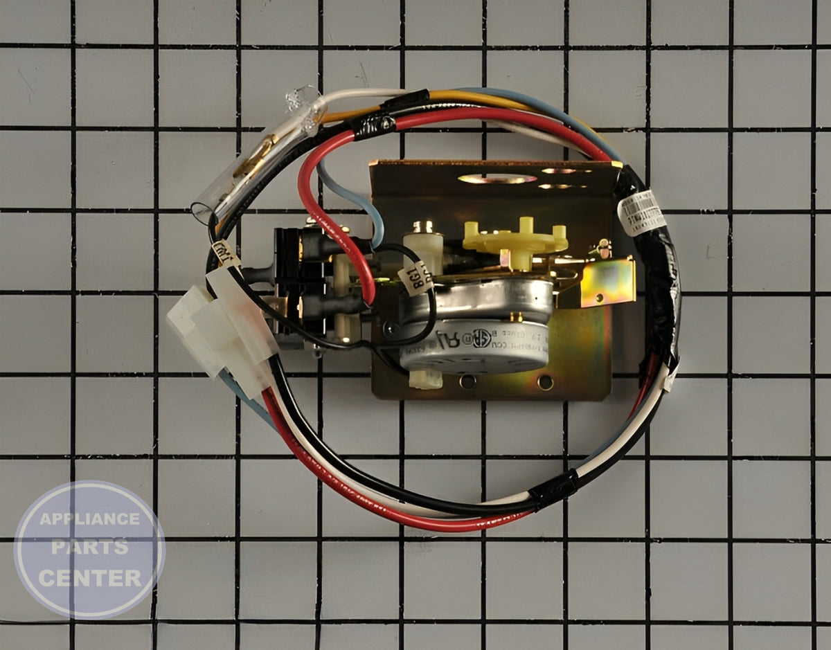 WHIRLPOOL Timer WPW10521398 - Installation in WPL Dryer showing mounting points
