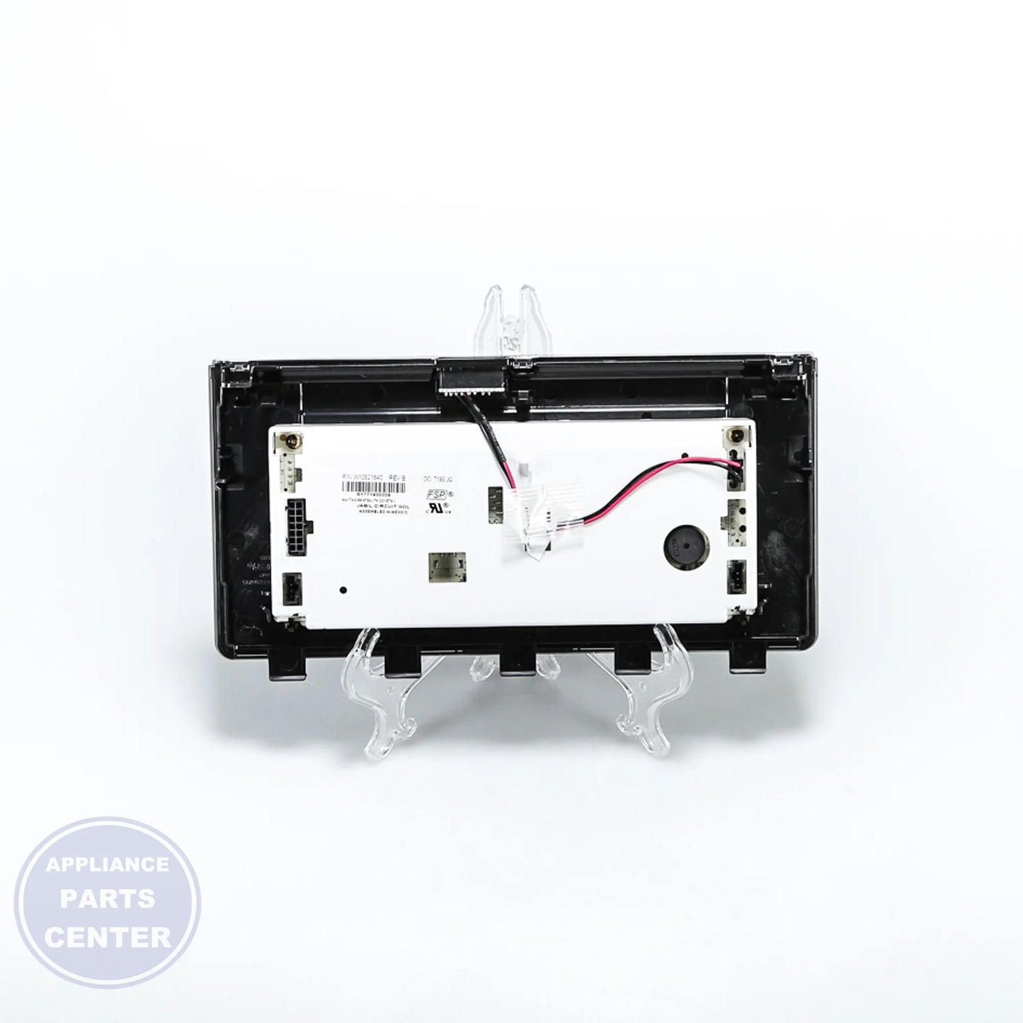 CNTRL-ELEC WPW10521640 - Side view with precise specifications