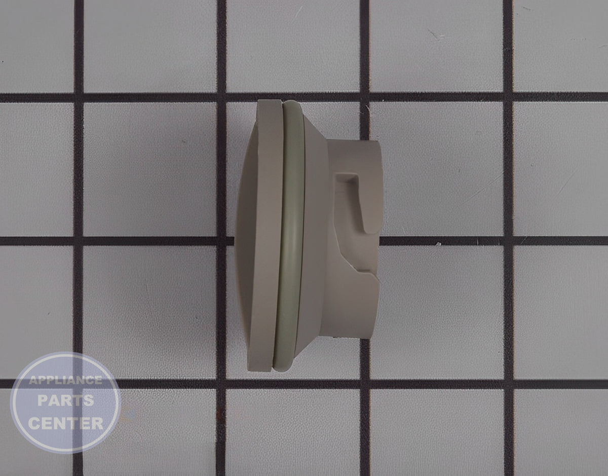 WHIRLPOOL DISHWASHER DISPENSER CAP WPW10524919 - Side view with compatible measurements