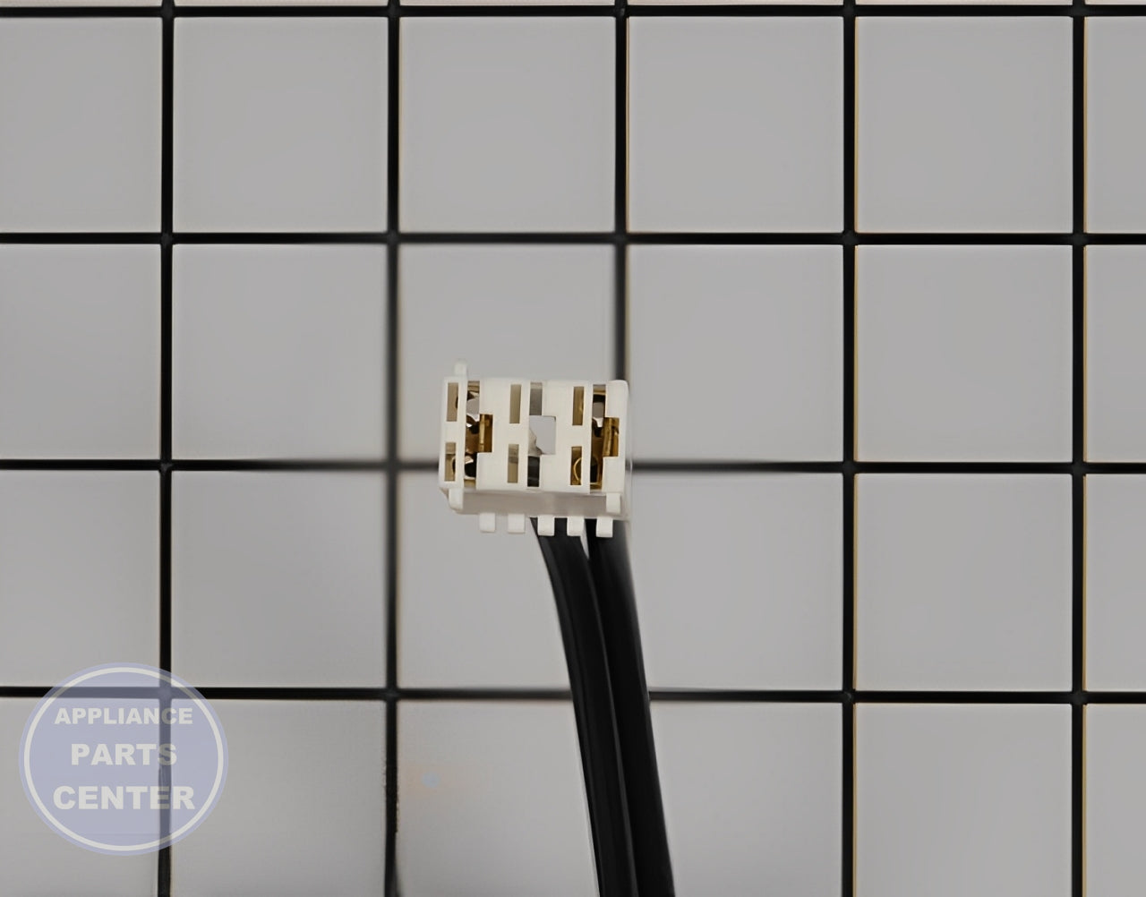 Power Cord WPW10525194 - Side view with precise measurements for optimal fit