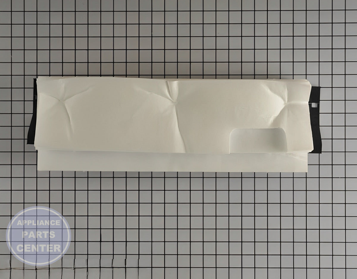 WHIRLPOOL DISHWASHER ACCESS PANEL WPW10526114 - Side view with precise measurements and specs