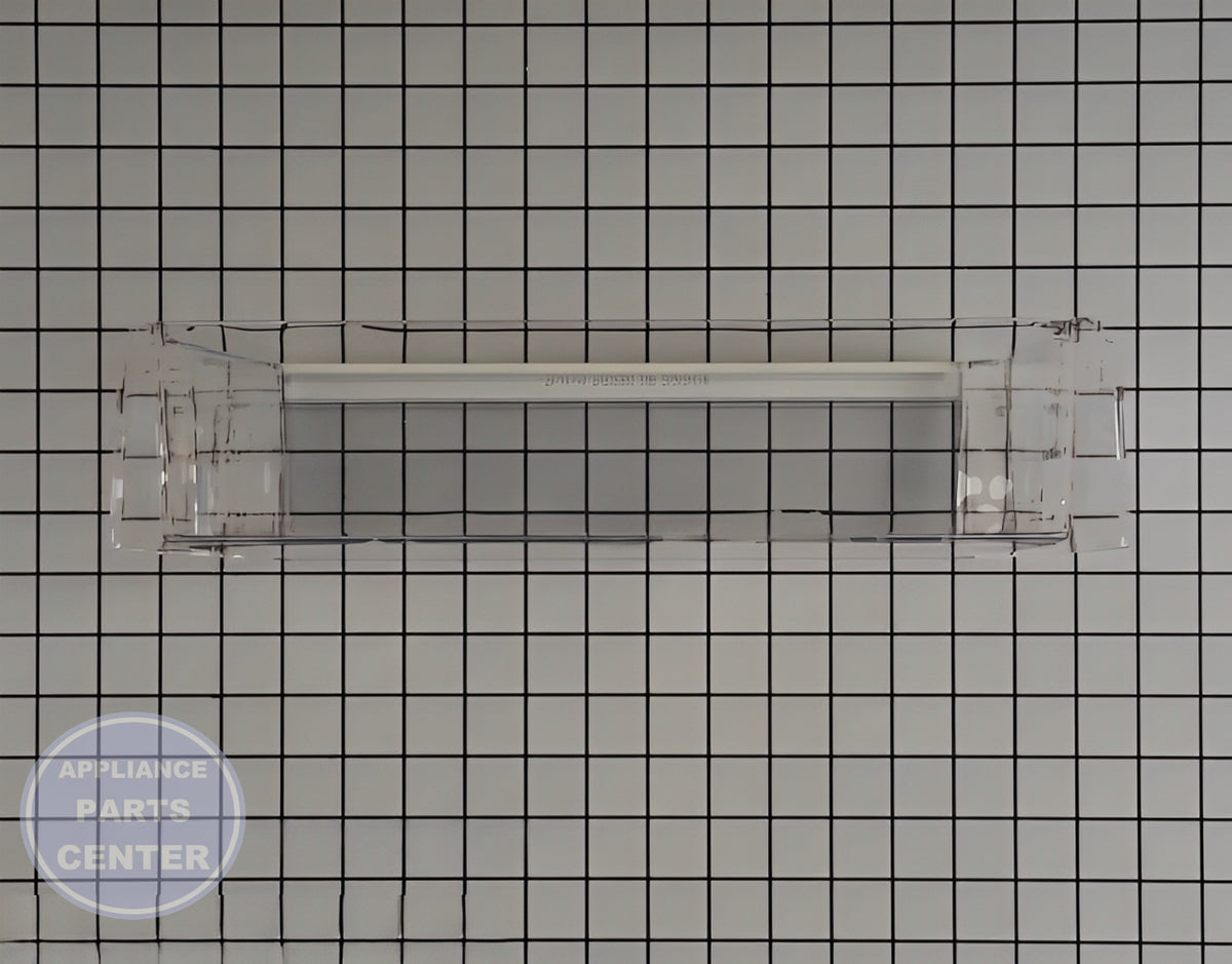 Whirlpool Door Shelf Bin WPW10527271 - Installation in Ikea Refrigerator showing key mounting points