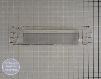 Whirlpool Door Shelf Bin WPW10527271 - Installation in Ikea Refrigerator showing key mounting points