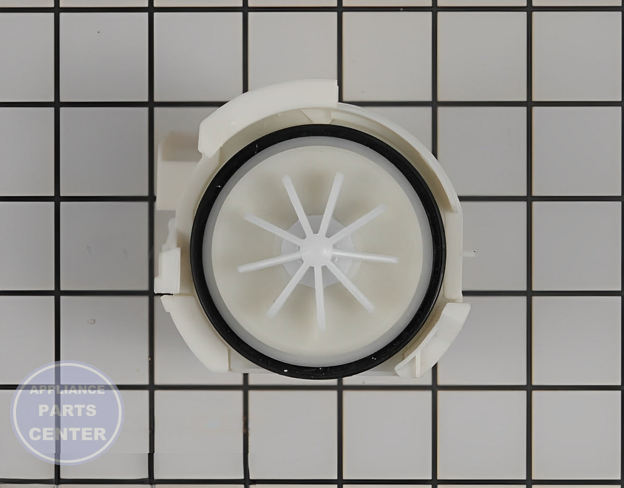 WHIRLPOOL DRAIN PUMP WPW10531320 - Main view showing efficient water drainage for WPL Dishwashers