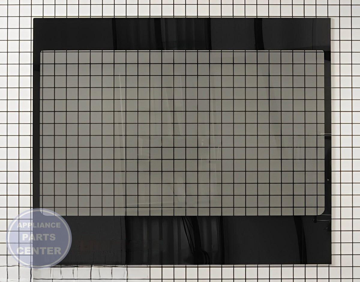 WHIRLPOOL DOOR GLASS WPW10535767 - Detailed view of high-quality glass material