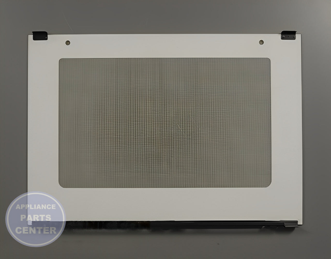 Outer Door Glass WPW10535777 - Detailed view of tempered glass panel