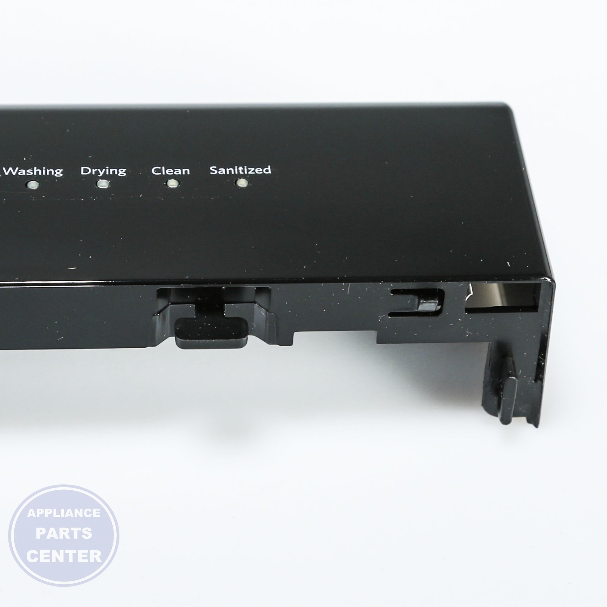 PANEL-CNTL WPW10537334 - Side view with precise measurements for perfect fit
