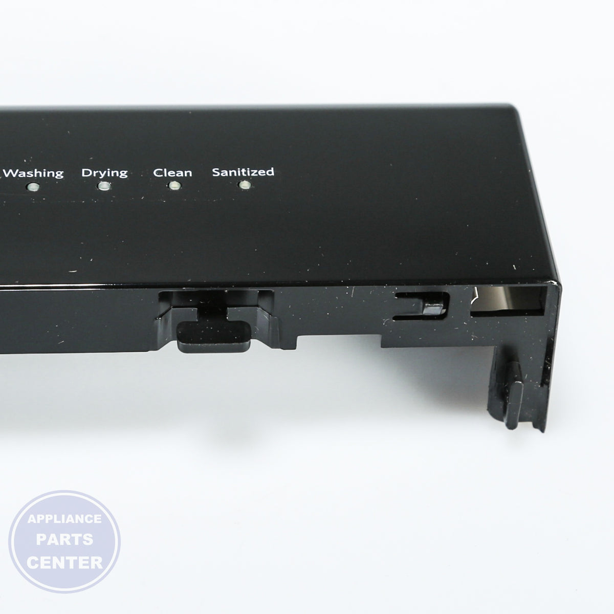 PANEL-CNTL WPW10537334 - Side view with precise measurements for perfect fit