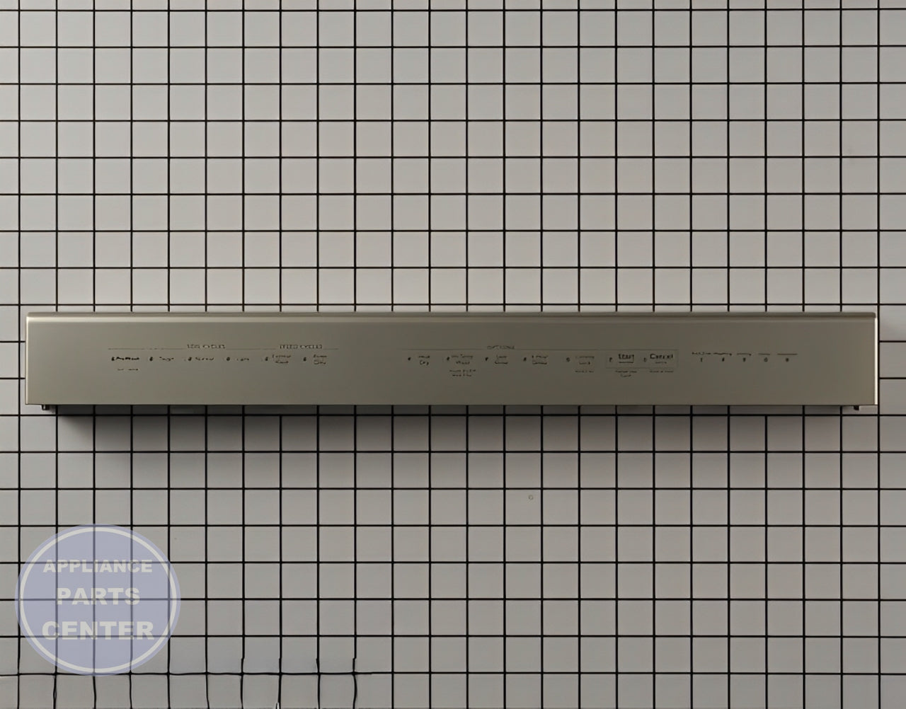 WPL PANEL-CNTL WPW10537336 - Main view showing touchpad for WPL Dishwasher