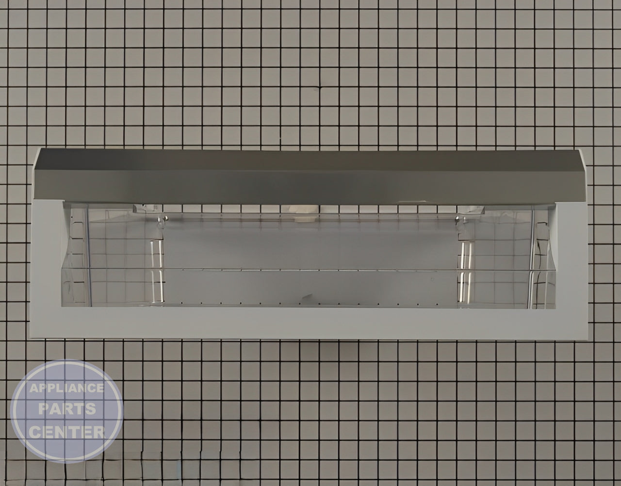 Snack Pan WPW10542030 - Side view with dimensions 14.5 x 16.5 inches