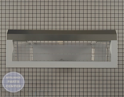 Snack Pan WPW10542030 - Side view with dimensions 14.5 x 16.5 inches
