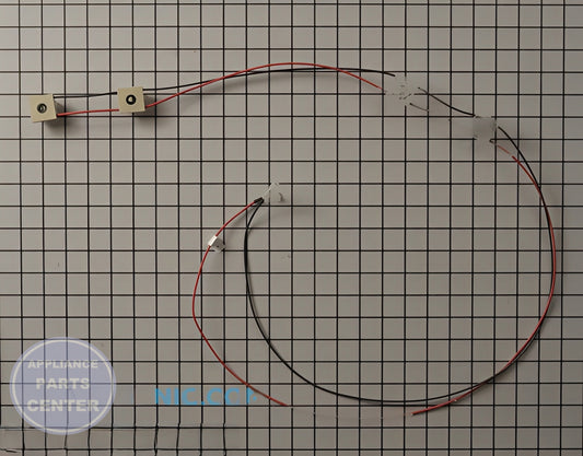 WHIRLPOOL WIRE HARNESS WPW10548355 - Main view showing secure electrical connection for WPL stoves