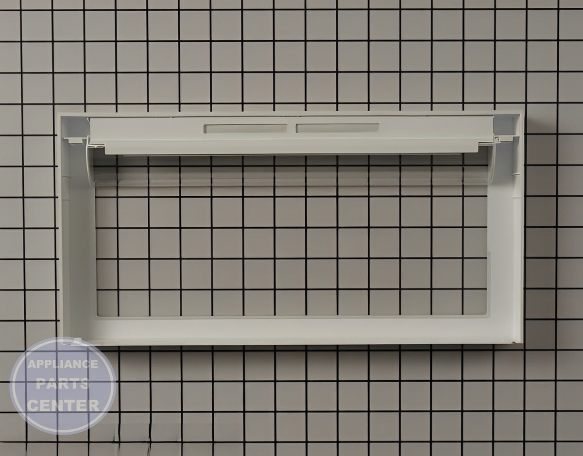 WHIRLPOOL CRISPER DRAWER FRONT WPW10550026 - Detailed view of durable construction