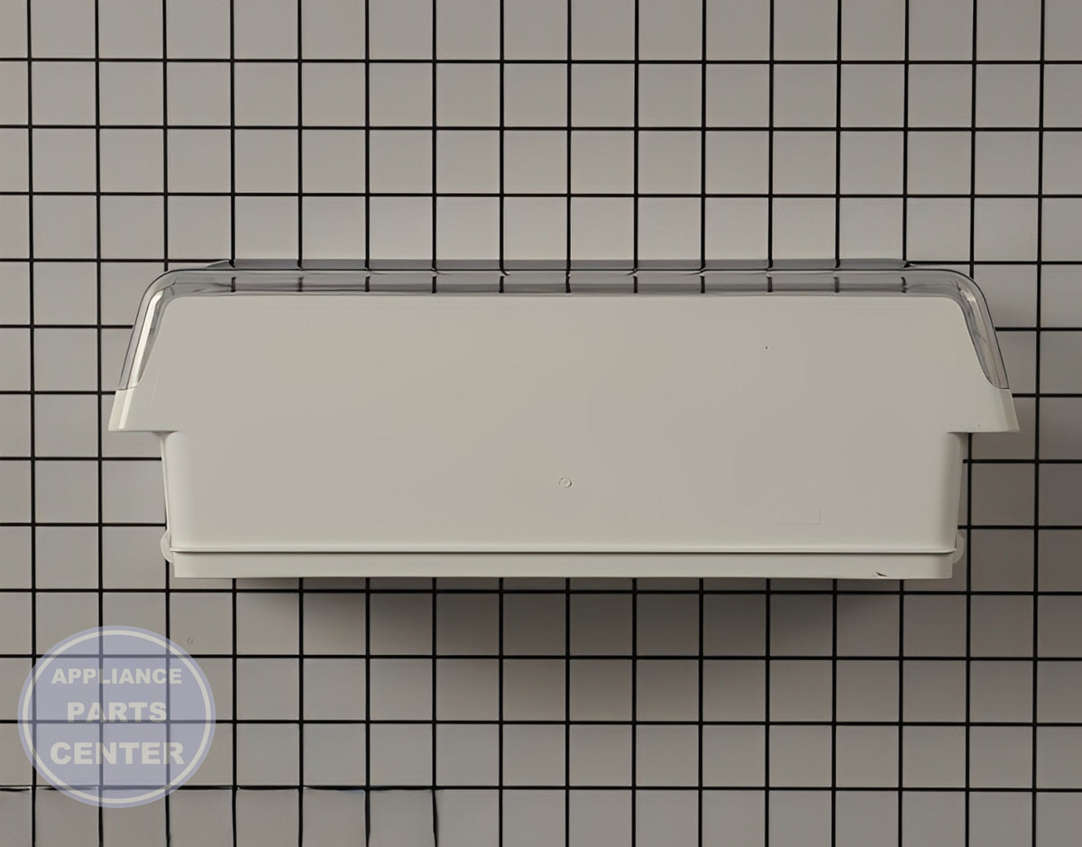 WHIRLPOOL REFRIGERATOR TRIVET WPW10555822 - Detailed view of secure shelf support