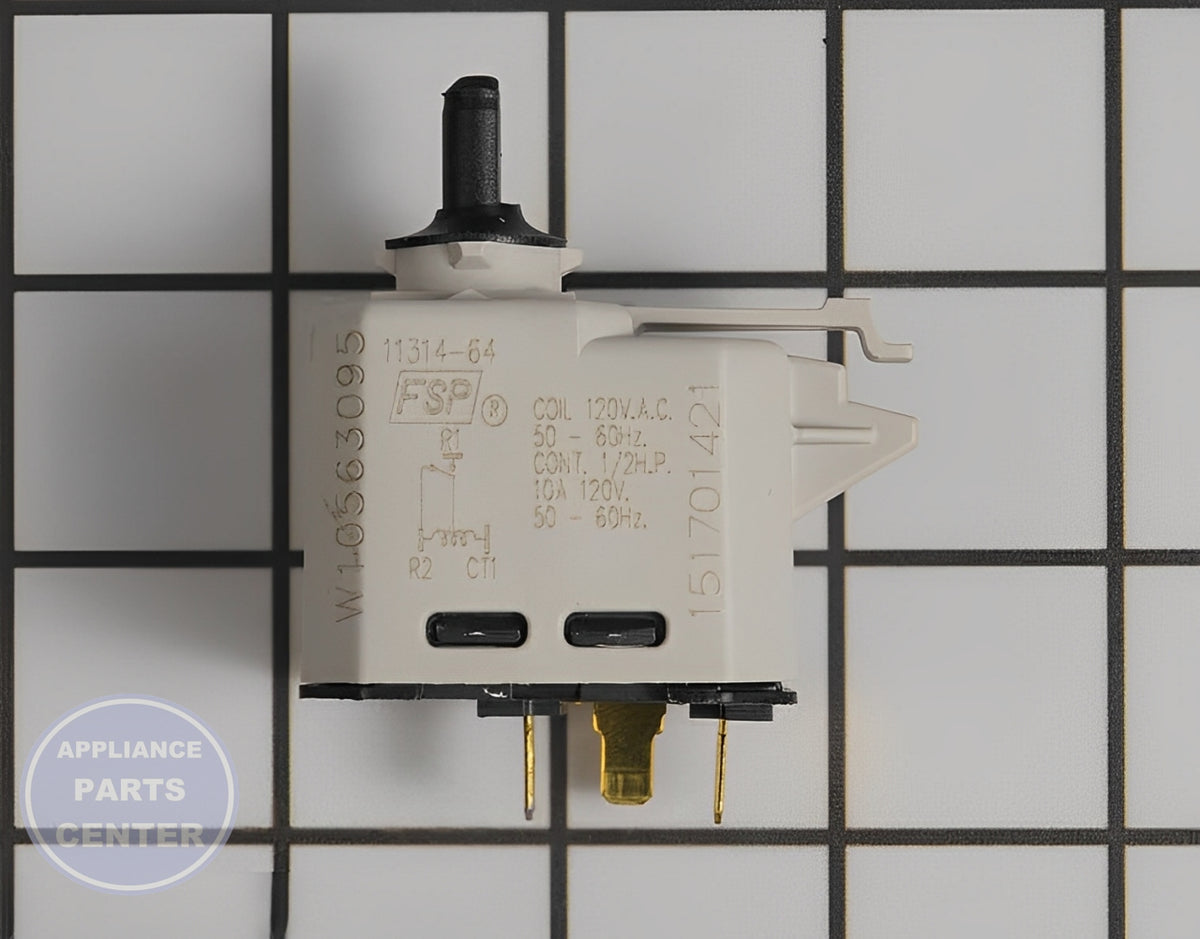 WHIRLPOOL WPW10563095 Relay Assembly - Main view showing durable design for WPL models