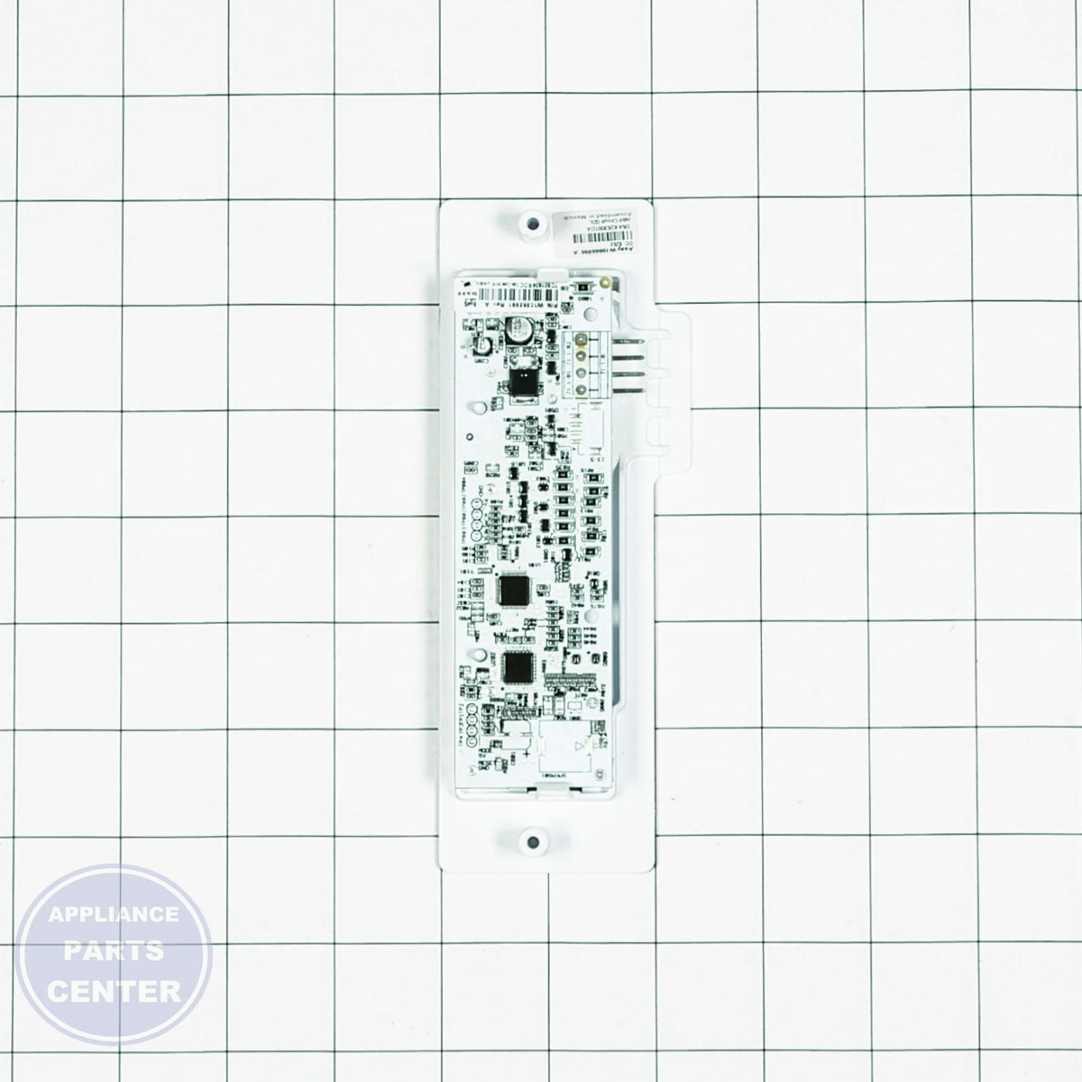 CNTRL-ELEC WPW10565995 - Side view with precise measurements