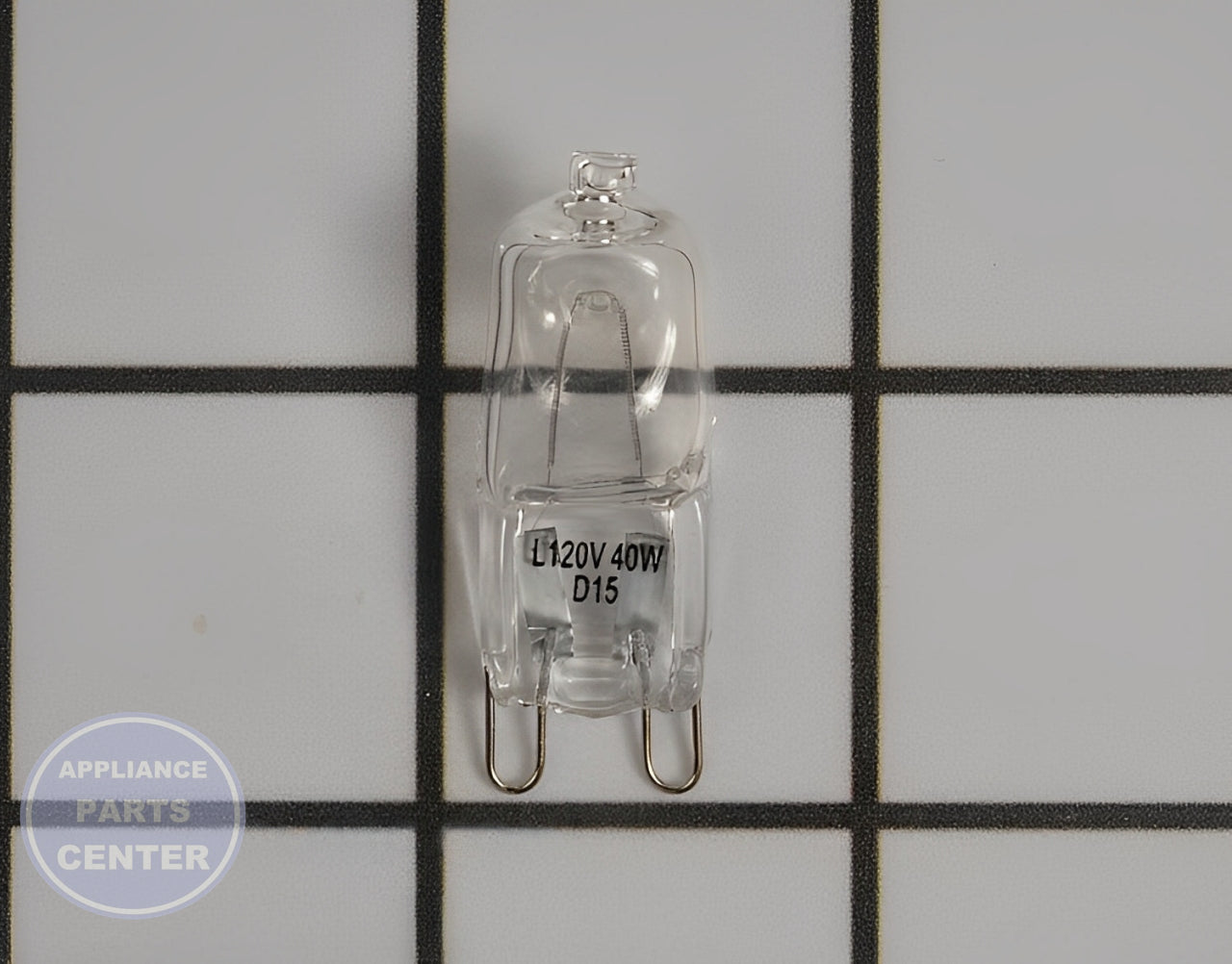 WHIRLPOOL LIGHT BULB WPW10571723 - Main view showing bright illumination for various appliance models