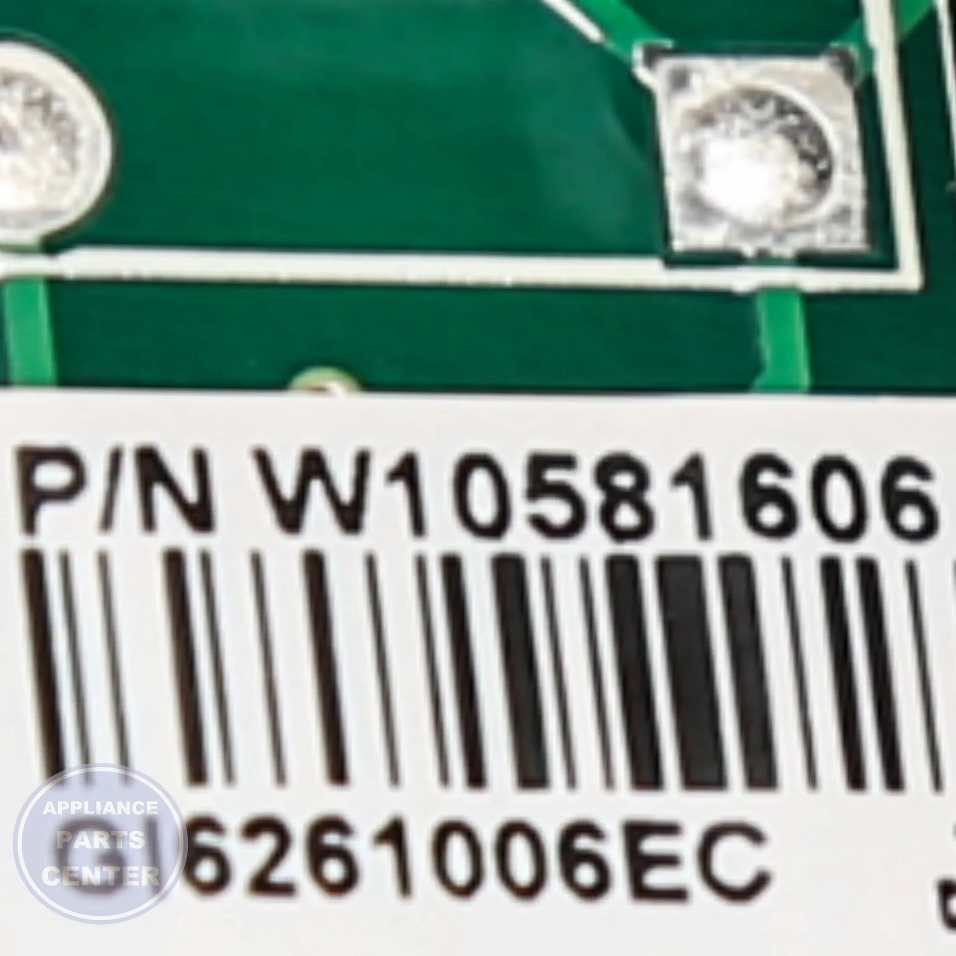 WPL CNTRL-ELEC WPW10581606 - Installation in specific model showcasing mounting points