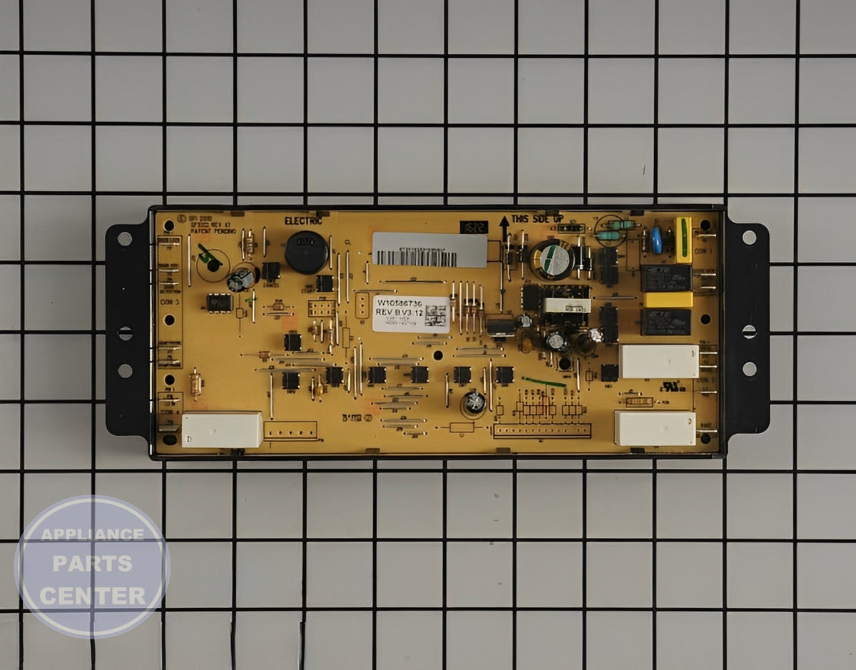 WHIRLPOOL Electronic Control Board WPW10586736 - Main view showing precise cooking control for WPL models