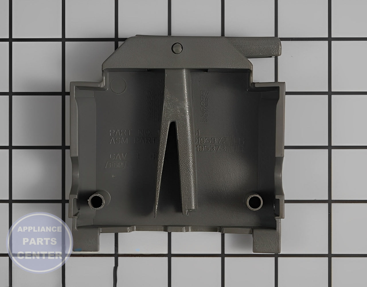 WHIRLPOOL REFRIGERATOR LEFT HAND HOUSING RACK ADJUSTER - Main view showing adjustability for WPL Dishwasher models