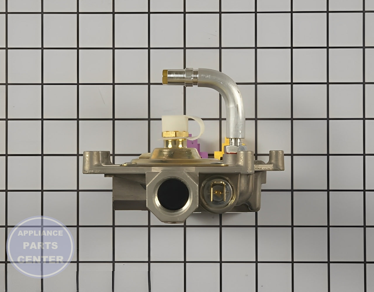 WHIRLPOOL GAS VALVE WPW10602001 - Detailed view of gas flow regulator mechanism