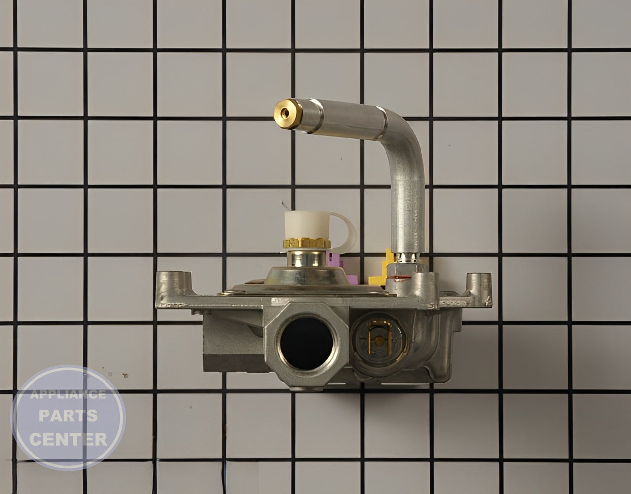 Valve and Pressure Regulator WPW10602004 - Detailed view of gas burner & control valve specifications