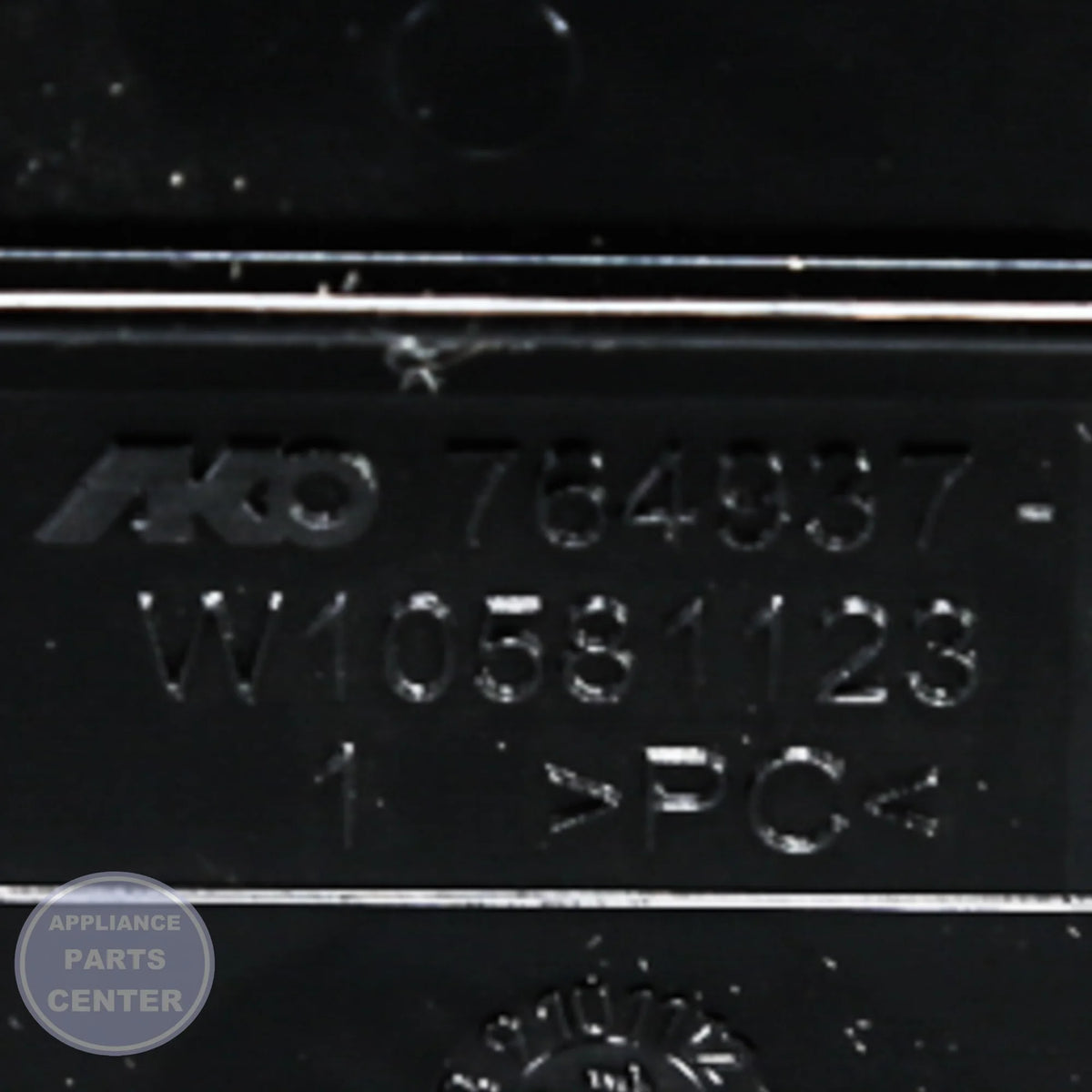 WPL CNTRL-ELEC WPW10603095 - Installation in WPL model showing key mounting points
