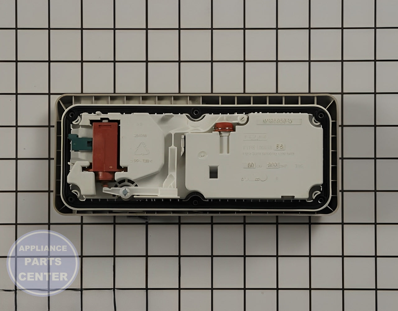 Detergent Dispenser WPW10605015 - Side view with precise measurements
