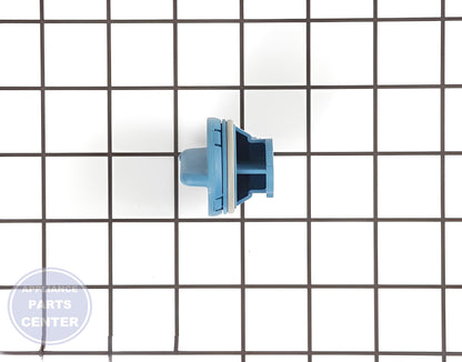 Detergent Dispenser WPW10616003 - Side view with 6" x 4" x 3" dimensions