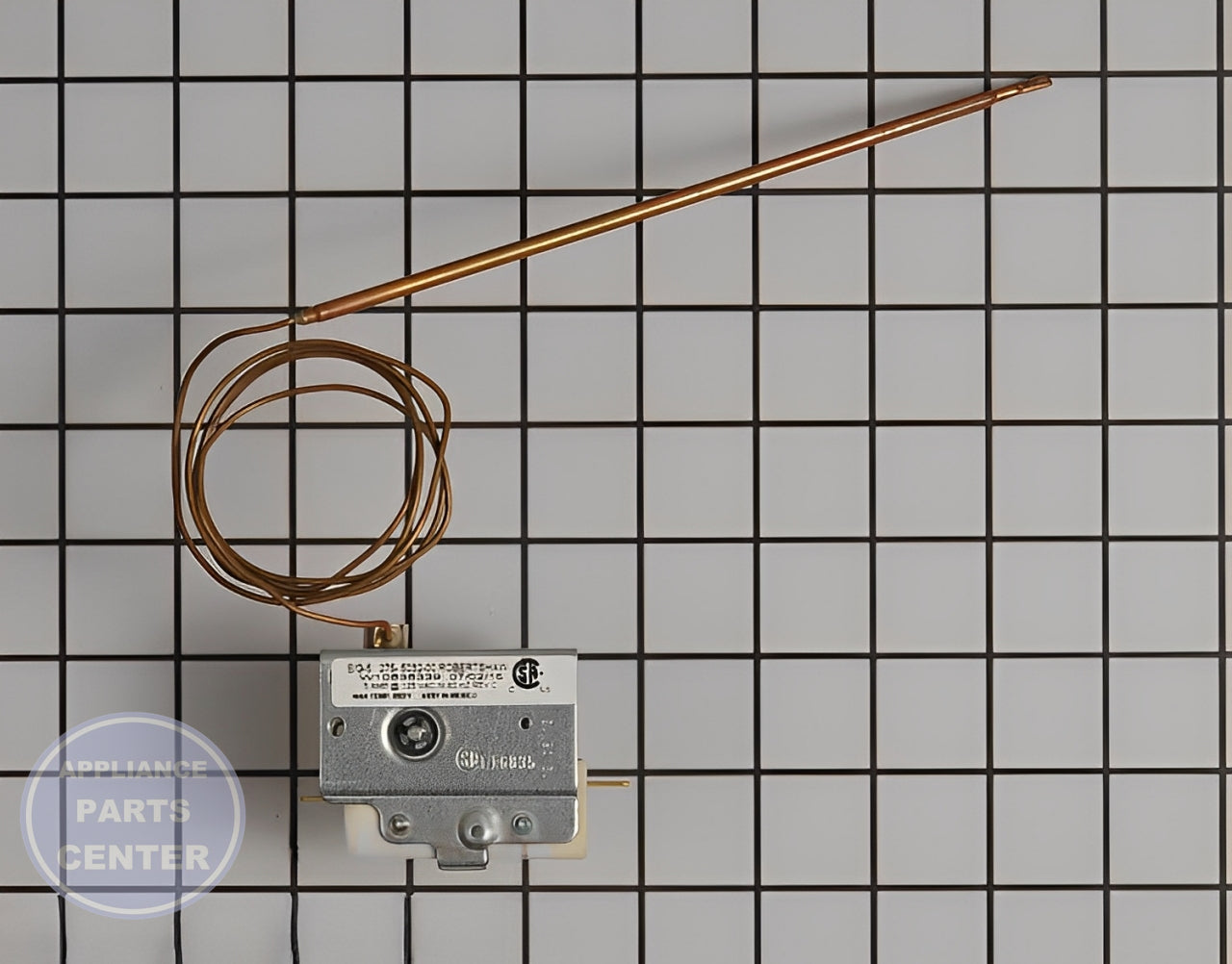WHIRLPOOL THERMOSTAT WPW10636339 - Main view showing precise temperature control for Whirlpool models