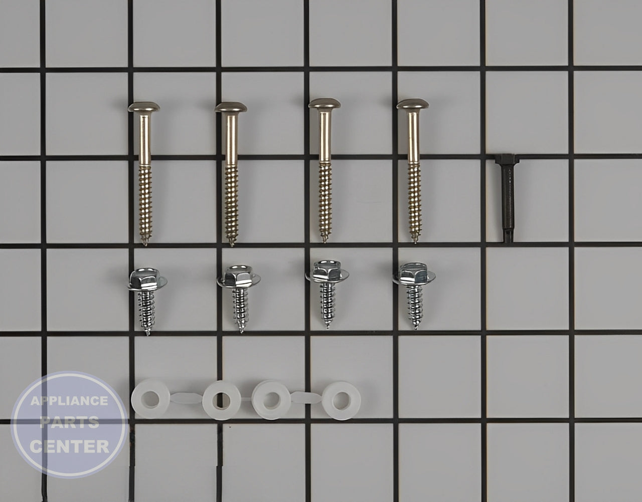 Whirlpool Hardware Kit WPW10637074 - Main view showing heavy load support for Whirlpool, Kenmore, Jenn Air, KitchenAid, and Ikea models