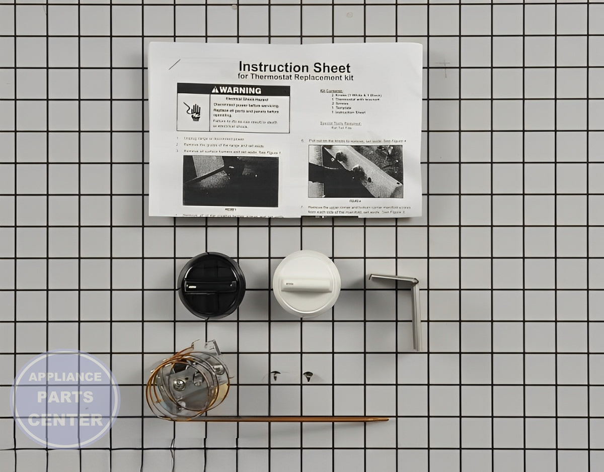 WHIRLPOOL OVEN THERMOSTAT WPW10641988 - Main view showing precise temperature control for WPL models