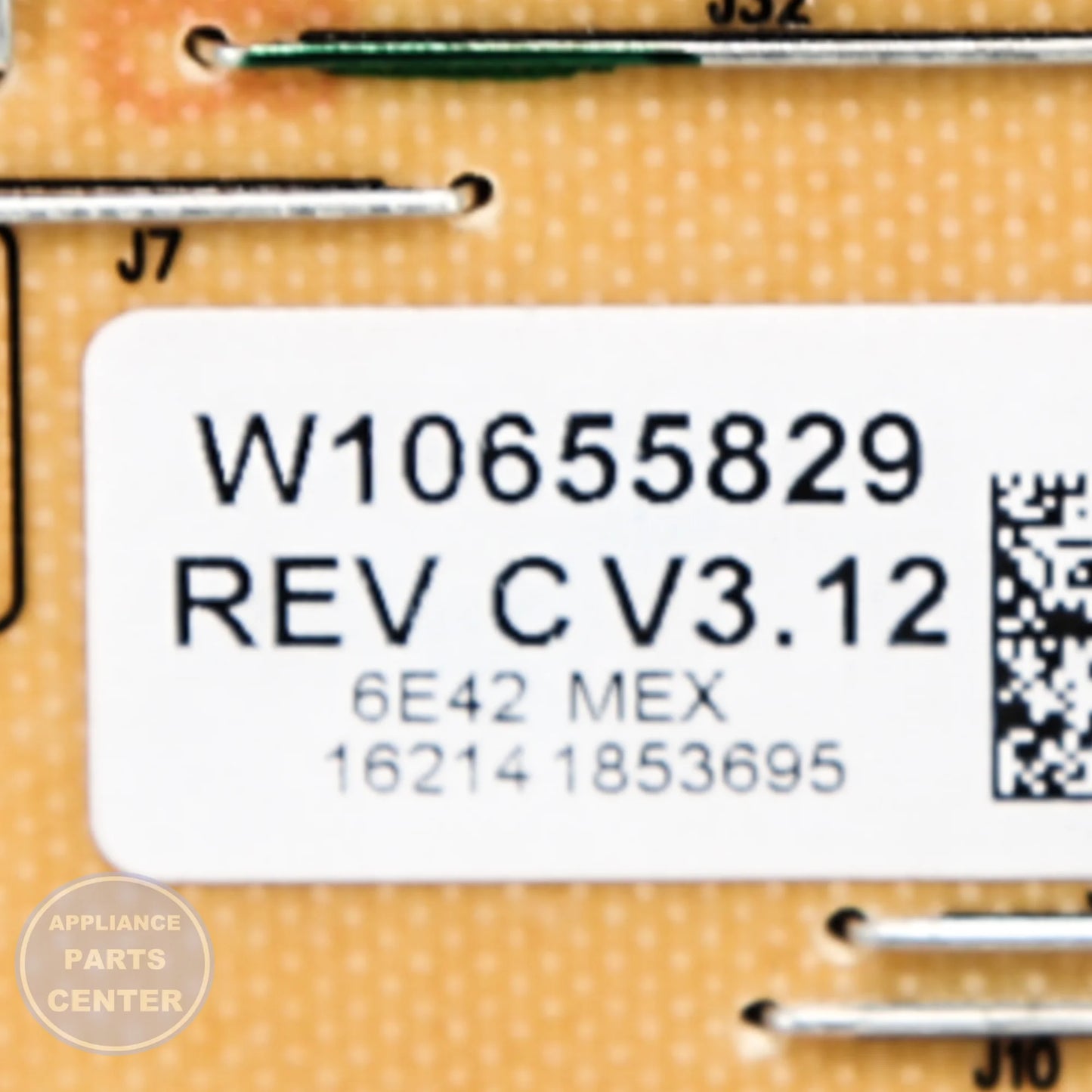 WPL CNTRL-ELEC WPW10655829 - Installation in W10655829 showing key mounting points