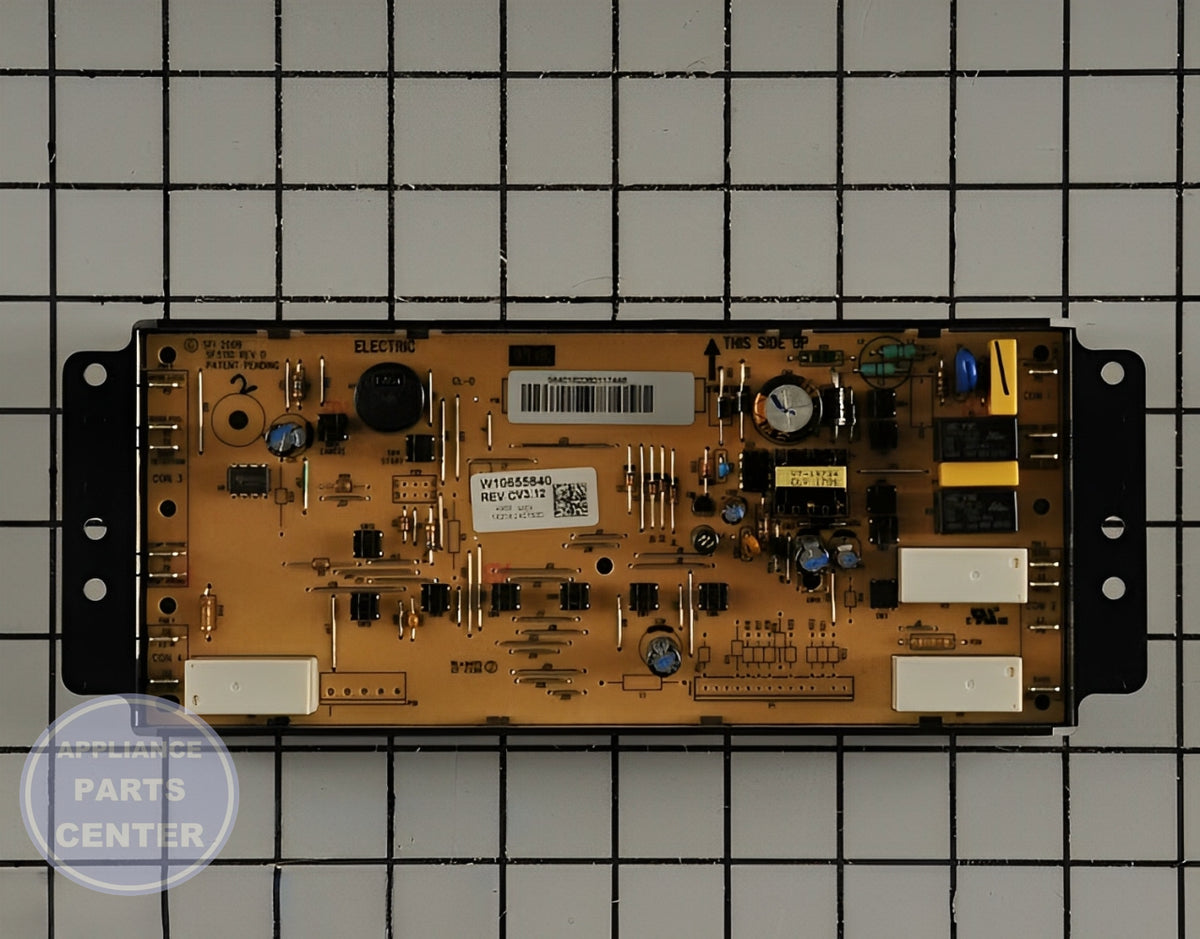 Control Board WPW10655840 - Detailed view of timer functions