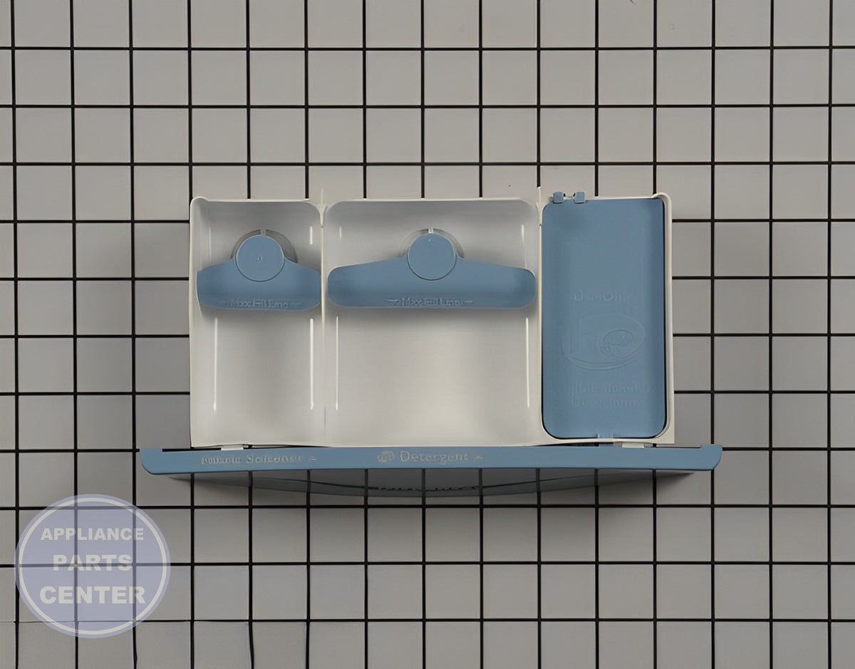 WHIRLPOOL DRAWER WPW10658443 - Main view showing efficient dispensing for WPL Washing Machines