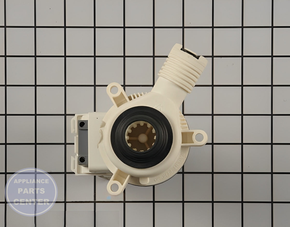 WHIRLPOOL Washer Water Drain Pump WPW10661045 - Detailed view of sturdy construction